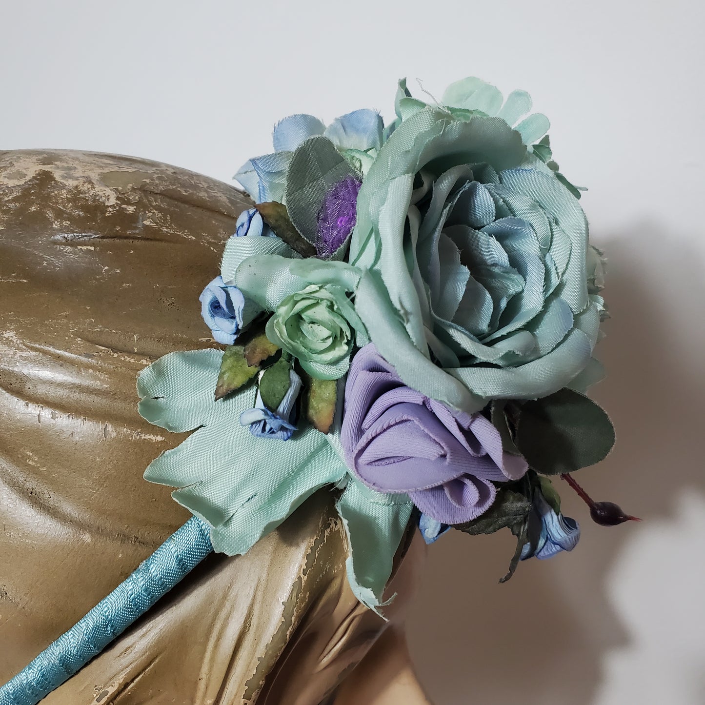 FLOWER CROWN - bleu