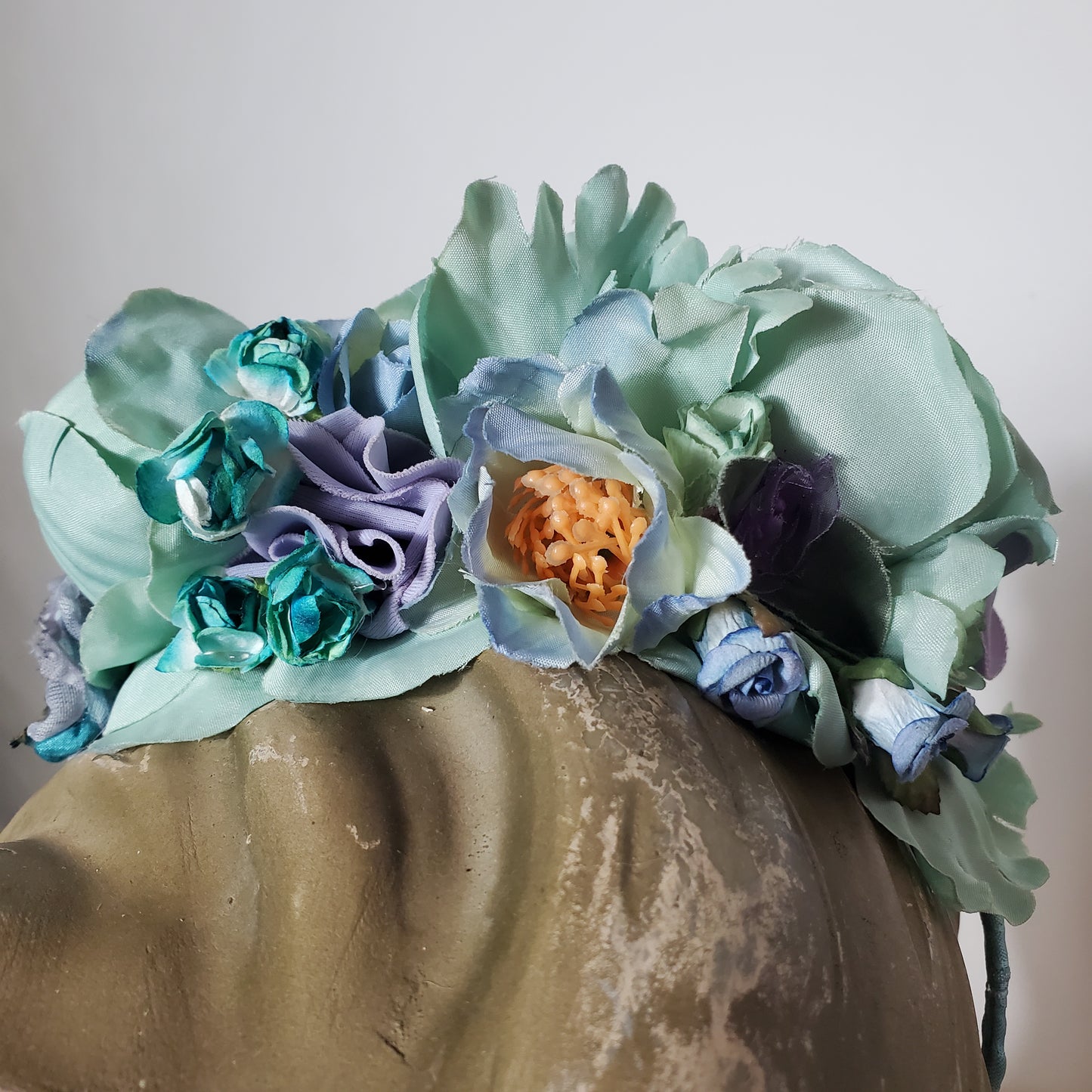 FLOWER CROWN - bleu