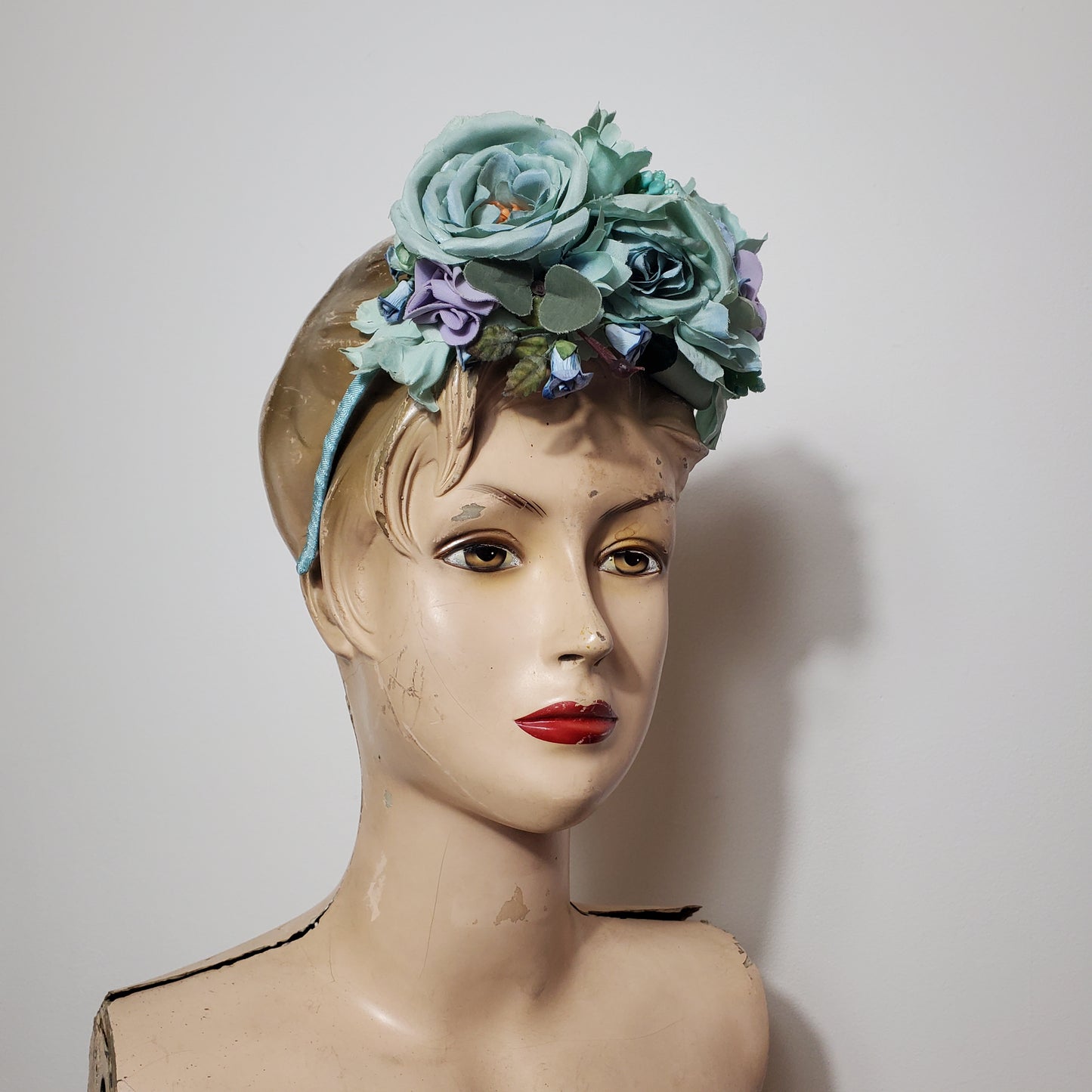 FLOWER CROWN - bleu